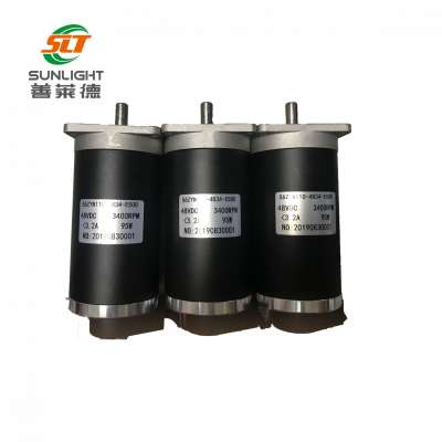 48v DC servomotor brush motor with encoder for CNC machine